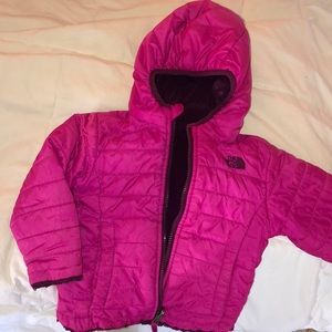 Toddler girl North Face winter coat